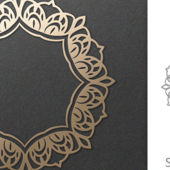 Intra απο ξύλο plywood 3mm-4mm πάχος - Φιλιγκράν περίτεχνο Στρογγυλό Vintage Πλαίσιο Δίασταση 30x20 cm INTRAFABR-100391031 - Image 1