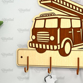 Intra απο ξύλο plywood 3mm-4mm πάχος - Πακέτο κοπής λέιζερ κουμπιών πυροσβεστικής Δίασταση 30x20 cm INTRAFABR-98595492 - Image 6