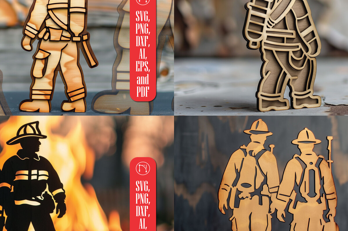 Intra απο ξύλο plywood 3mm-4mm πάχος - Πυροσβεστική δέσμη  κοπής με λέιζερ Δίασταση 30x20 cm INTRAFABR-98118066