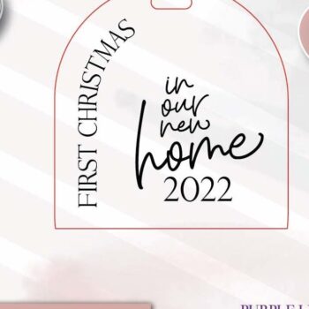 Intra απο ξύλο plywood 3mm-4mm πάχος - Πρώτα Χριστούγεννα στο Σπίτι Μας Στολίδι  Δίασταση 6x6 cm INTRAFABR-72015325 - Image 5