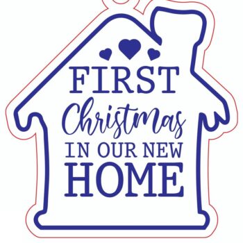 Intra απο ξύλο plywood 3mm-4mm πάχος - Πρώτη Χριστουγεννιάτικη Στολίδι στο Νέο μας Σπίτι Δίασταση 6x6 cm INTRAFABR-110859558 - Image 3