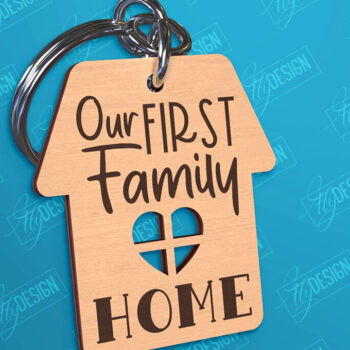 Intra απο ξύλο plywood 3mm-4mm πάχος - Πακέτο κοπής λέιζερ για μπρελόκ για πρώτη φορά στο σπίτι Δίασταση 4x4 cm INTRAFABR-97020514 - Image 9