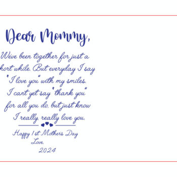 Intra απο ξύλο plywood 3mm-4mm πάχος - Πρώτη κορνίζα για τη γιορτή της μητέρας Δίασταση 8x6 cm INTRAFABR-96477851 - Image 5