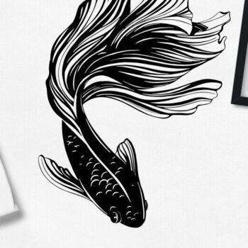 Intra απο ξύλο plywood 3mm-4mm πάχος - Fish Layered Paper Cut/ Paper Cut Fish Δίασταση 10x15 cm INTRAFABR-124839001 - Image 1