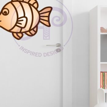 Intra απο ξύλο plywood 3mm-4mm πάχος - Ψάρια Τοίχος κοπής δύο στρώσεων με λέιζερ Δίασταση 30x20 cm INTRAFABR-115336343 - Image 2