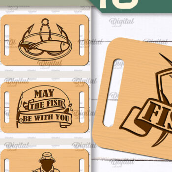 Intra απο ξύλο plywood 3mm-4mm πάχος - Πίνακες κοπής ψαρέματος Δέσμη κοπής με λέιζερ Δίασταση 30x20 cm INTRAFABR-97091926 - Image 1