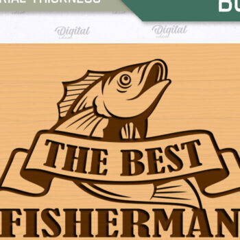 Intra απο ξύλο plywood 3mm-4mm πάχος - Πίνακες κοπής ψαρέματος Δέσμη κοπής με λέιζερ Δίασταση 30x20 cm INTRAFABR-97091926 - Image 5