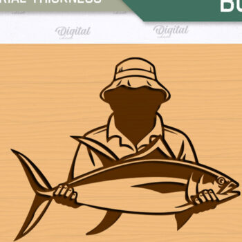 Intra απο ξύλο plywood 3mm-4mm πάχος - Πίνακες κοπής ψαρέματος Δέσμη κοπής με λέιζερ Δίασταση 30x20 cm INTRAFABR-97091926 - Image 7