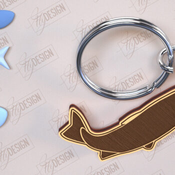 Intra απο ξύλο plywood 3mm-4mm πάχος - Πακέτο σχεδίασης κοπής με λέιζερ μπρελόκ ψαρέματος Δίασταση 4x4 cm INTRAFABR-98264760 - Image 8