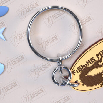 Intra απο ξύλο plywood 3mm-4mm πάχος - Πακέτο σχεδίασης κοπής με λέιζερ μπρελόκ ψαρέματος Δίασταση 4x4 cm INTRAFABR-98264760 - Image 10