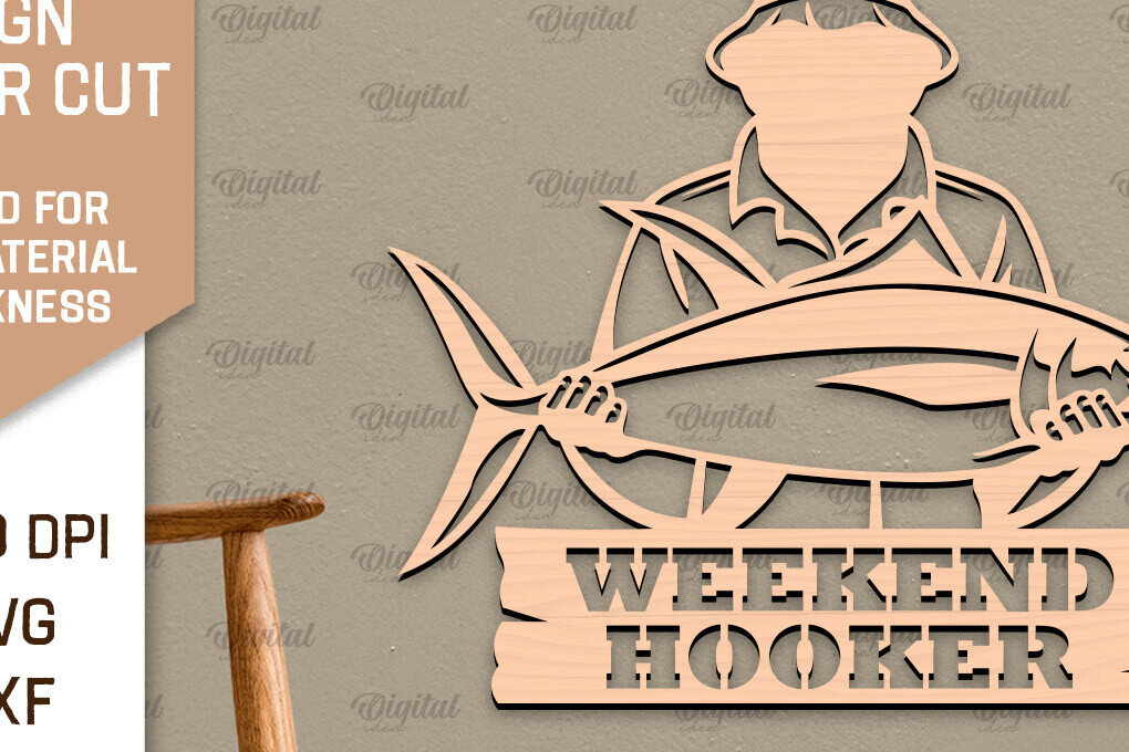 Intra απο ξύλο plywood 3mm-4mm πάχος - Ψάρεμα σημάδι LaserCut. Fishing Decor  Δίασταση 30x20 cm INTRAFABR-98538170