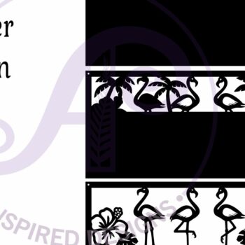 Intra απο ξύλο plywood 3mm-4mm πάχος - Σημάδι ονόματος σκηνής Flamingo  3 Layer Δίασταση 30x20 cm INTRAFABR-92904904 - Image 3