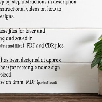 Intra απο ξύλο plywood 3mm-4mm πάχος - Σημάδι ονόματος σκηνής Flamingo  3 Layer Δίασταση 30x20 cm INTRAFABR-92904904 - Image 5