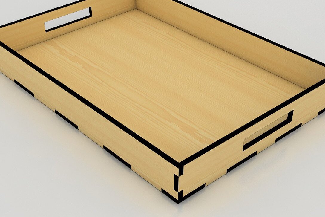 Intra απο ξύλο plywood 3mm-4mm πάχος - Επίπεδοι ξύλινοι δίσκοι σερβιρίσματος με λέιζερ σχέδια Δίασταση 20x20 cm INTRAFABR-37057219