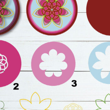 Intra απο ξύλο plywood 3mm-4mm πάχος - Λουλούδι Λωτού Δίασταση 30x30 cm INTRAFABR-15012596 - Image 2