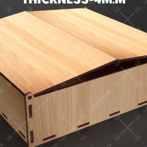 Intra απο ξύλο plywood 3mm-4mm πάχος - Flip Box, Καπάκια  Laser Cut 05 Δίασταση 30x20 cm INTRAFABR-86666367