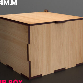Intra απο ξύλο plywood 3mm-4mm πάχος - Flip Box, Καπάκια Laser Cut 08 Δίασταση 30x20 cm INTRAFABR-86666399 - Image 1