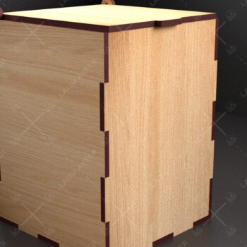 Intra απο ξύλο plywood 3mm-4mm πάχος - Flip Box, Καπάκια  Laser Cut 09 Δίασταση 30x20 cm INTRAFABR-86666916 - Image 2