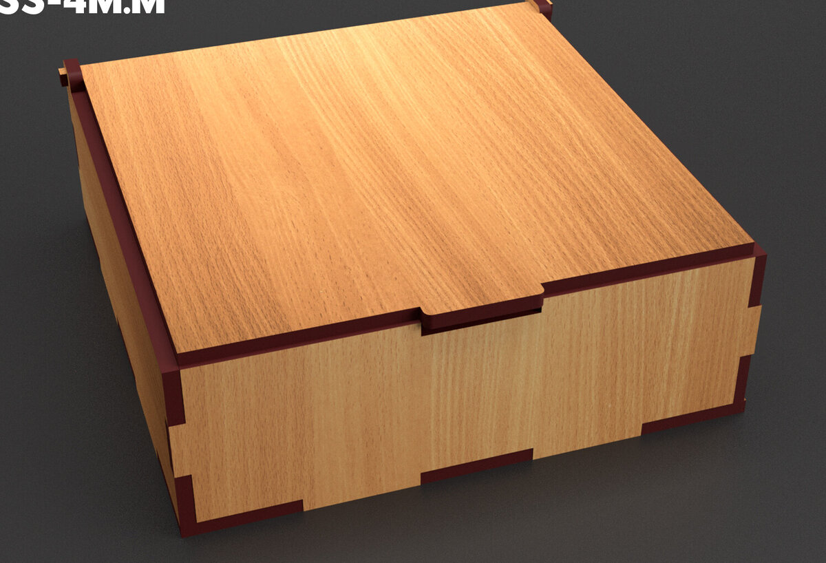 Intra απο ξύλο plywood 3mm-4mm πάχος - Flip Box, Καπάκια  Laser Cut 11 Δίασταση 30x20 cm INTRAFABR-86666950