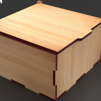 Intra απο ξύλο plywood 3mm-4mm πάχος - Flip Box, Καπάκια  Laser Cut 12 Δίασταση 30x20 cm INTRAFABR-86666968 - Image 1