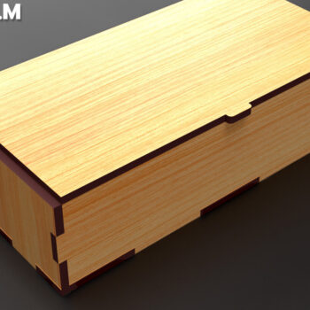 Intra απο ξύλο plywood 3mm-4mm πάχος - Flip Box, Καπάκια Laser Cut 17 Δίασταση 30x20 cm INTRAFABR-86667757 - Image 1