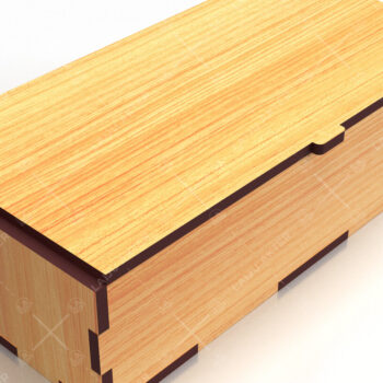 Intra απο ξύλο plywood 3mm-4mm πάχος - Flip Box, Καπάκια Laser Cut 17 Δίασταση 30x20 cm INTRAFABR-86667757 - Image 2