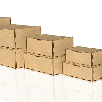 Intra απο ξύλο plywood 3mm-4mm πάχος - Αναποδογυρισμένο κουτί, Δίασταση 20x20 cm INTRAFABR-40702881 - Image 6