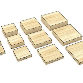 Intra απο ξύλο plywood 3mm-4mm πάχος - Αναποδογυρίστε τα κιβώτια καπακιού κοπής με λέιζερ Δίασταση 30x20 cm INTRAFABR-105202226 - Image 5