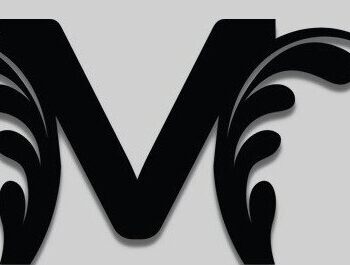 Intra απο ξύλο plywood 3mm-4mm πάχος - Floral Alphabet Laser Cut , M Letter Δίασταση 30x20 cm INTRAFABR-35118149 - Image 1