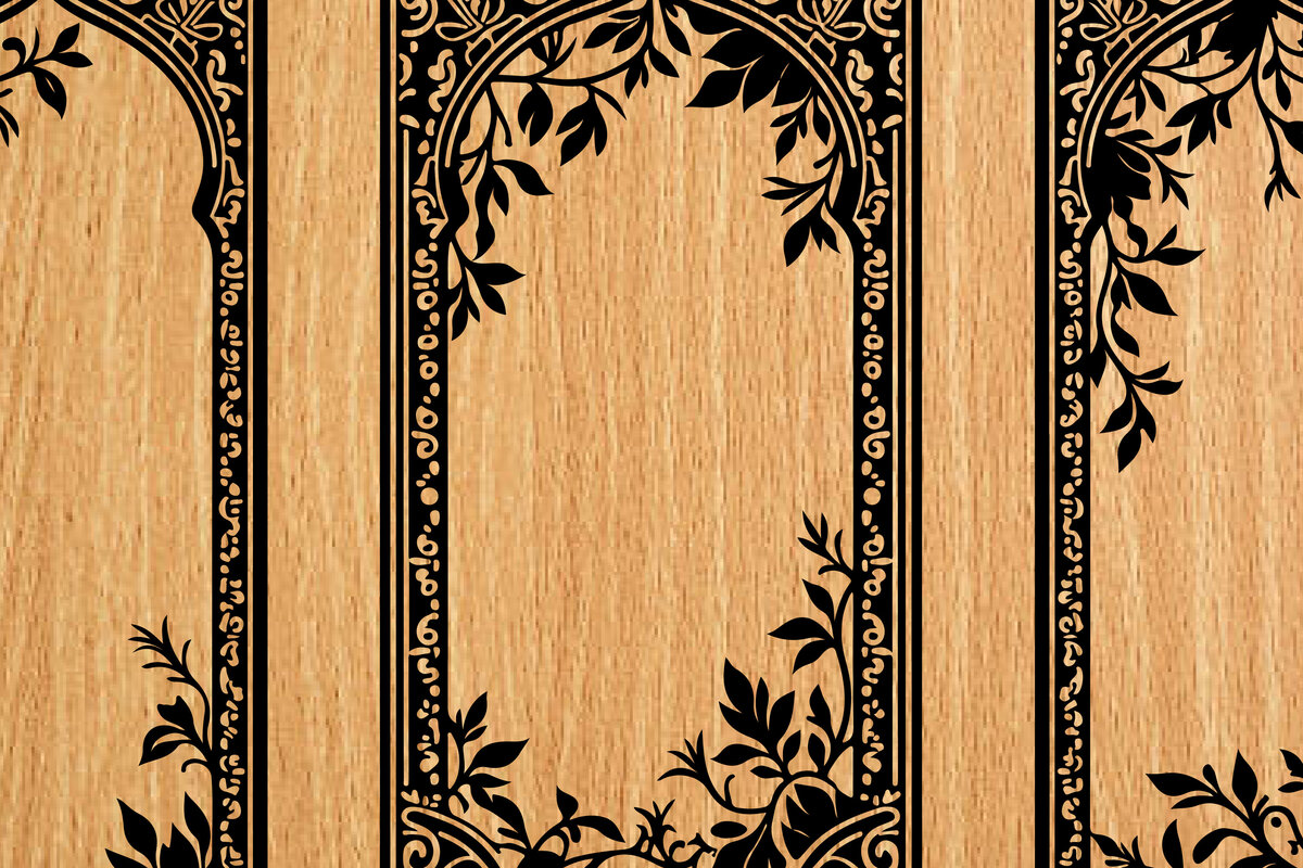 Intra απο ξύλο plywood 3mm-4mm πάχος -  λέιζερ σελιδοδεικτών Floral Δίασταση 4x4 cm INTRAFABR-118274953