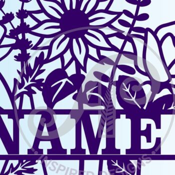 Intra απο ξύλο plywood 3mm-4mm πάχος - Ανθοδέσμη λουλουδιών Σήμα ονόματος Cut Δίασταση 30x20 cm INTRAFABR-65538551 - Image 3