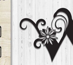 Intra απο ξύλο plywood 3mm-4mm πάχος - Floral Butterfly Alphabet Cut Laser W Δίασταση 30x20 cm INTRAFABR-35741881