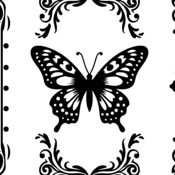 Intra απο ξύλο plywood 3mm-4mm πάχος - Floral Butterfly Cut Bundle Δίασταση 30x30 cm INTRAFABR-123769140 - Image 5