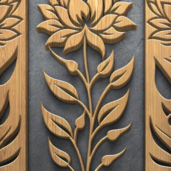 Intra απο ξύλο plywood 3mm-4mm πάχος - Πακέτο  Laser Floral & Butterfly Δίασταση 3600x5400 cm INTRAFABR-121882537 - Image 4