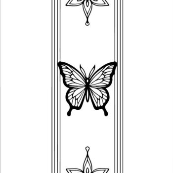 Intra απο ξύλο plywood 3mm-4mm πάχος - Σετ διακοσμητικό πάνελ floral πεταλούδα Δίασταση 30x30 cm INTRAFABR-123769992 - Image 6