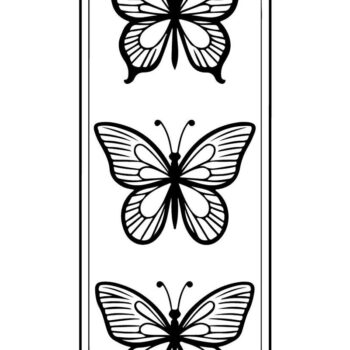 Intra απο ξύλο plywood 3mm-4mm πάχος - Σετ διακοσμητικό πάνελ floral πεταλούδα Δίασταση 30x30 cm INTRAFABR-123769992 - Image 7