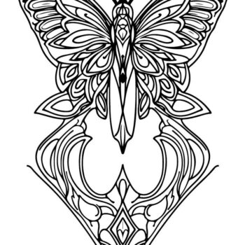 Intra απο ξύλο plywood 3mm-4mm πάχος - Σετ στολίδι με φλοράλ πεταλούδα Δίασταση 6x6 cm INTRAFABR-123769005 - Image 7