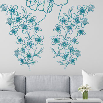 Intra απο ξύλο plywood 3mm-4mm πάχος - Floral Butterfly Paper Cut  Design 3 Δίασταση 20x20 cm INTRAFABR-90497265 - Image 3