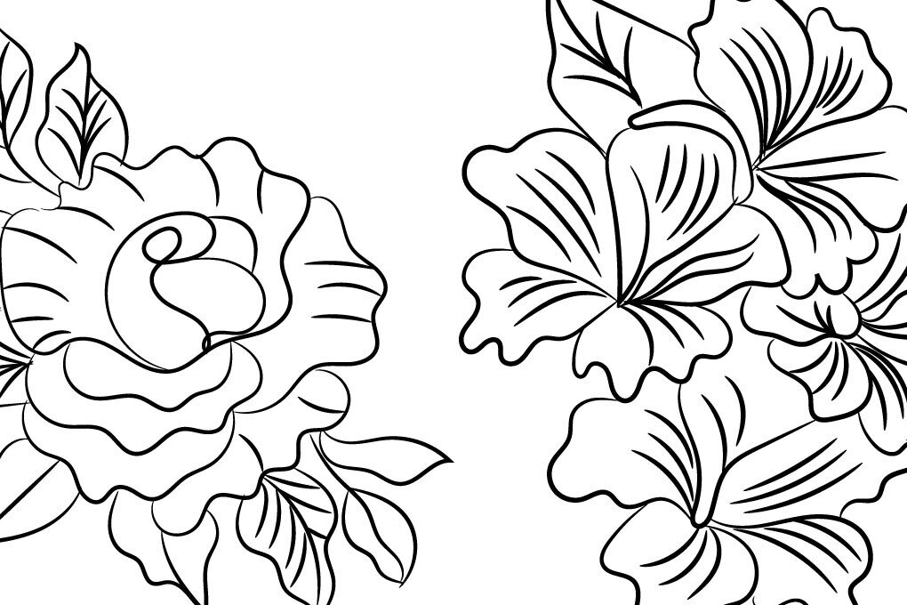 Intra απο ξύλο plywood 3mm-4mm πάχος - Σχέδιο ανθοδέσμης συλλογής λουλουδιών Δίασταση 20x20 cm INTRAFABR-89845119