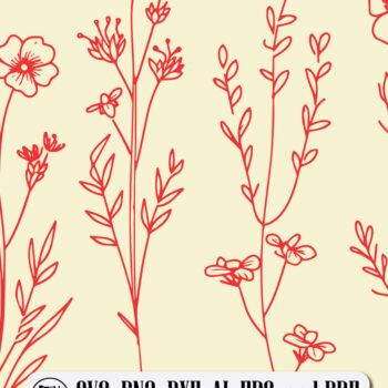 Intra απο ξύλο plywood 3mm-4mm πάχος - Πακέτο κομμένου υ FLORAL COSTALONG  Δίασταση 4x4 cm INTRAFABR-97988663 - Image 2