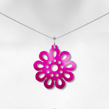 Intra απο ξύλο plywood 3mm-4mm πάχος - Σκουλαρίκια Floral, Σκουλαρίκια λουλουδιών Δίασταση 3x3 cm INTRAFABR-8372572 - Image 2