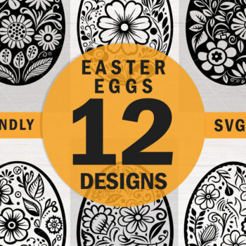 Intra απο ξύλο plywood 3mm-4mm πάχος - Floral Πασχαλινό Αυγό , Λουλούδι Πασχαλινό Αυγό Δίασταση 30x30 cm INTRAFABR-88659860 - Image 1