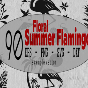Intra απο ξύλο plywood 3mm-4mm πάχος - Floral Flamingo Bundle , Beach  Δίασταση 40x50 cm INTRAFABR-102972032
