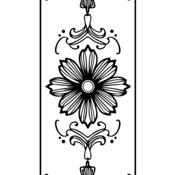 Intra απο ξύλο plywood 3mm-4mm πάχος - Floral Frame Laser Cut Πακέτο Δίασταση 20x25 cm INTRAFABR-123821542 - Image 6