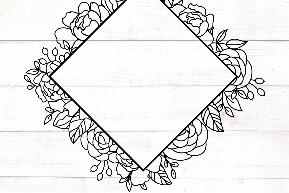 Intra απο ξύλο plywood 3mm-4mm πάχος - Floral Full Rhomb Πλαίσιο  Δίασταση 20x25 cm INTRAFABR-117722432