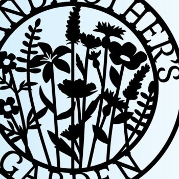 Intra απο ξύλο plywood 3mm-4mm πάχος - Floral Garden Sign 7 σχέδια Cut Δίασταση 30x20 cm INTRAFABR-69189448 - Image 3