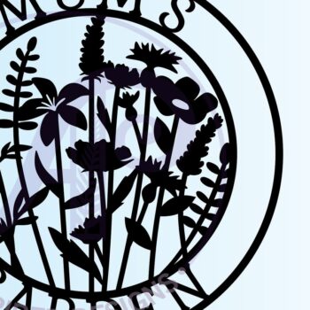 Intra απο ξύλο plywood 3mm-4mm πάχος - Floral Garden Sign 7 σχέδια Cut Δίασταση 30x20 cm INTRAFABR-69189448 - Image 5