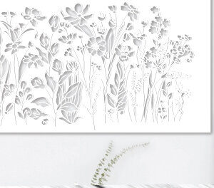 Intra απο ξύλο plywood 3mm-4mm πάχος - Floral Garden Art Design  986 Δίασταση 40x50 cm INTRAFABR-80789749