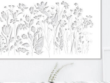 Intra απο ξύλο plywood 3mm-4mm πάχος - Floral Garden Art Design 986 Δίασταση 40x50 cm INTRAFABR-80789749 - Image 1