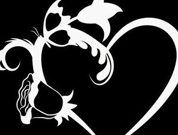 Intra απο ξύλο plywood 3mm-4mm πάχος - Floral Heart Butterfly Cut Laser Δίασταση 20x20 cm INTRAFABR-35025038 - Image 3